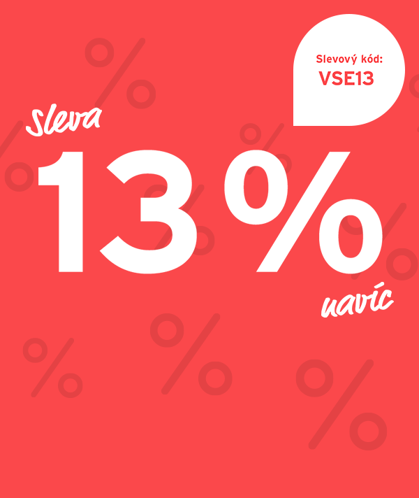 13% dodatečn&aacute; sleva ve Slevov&eacute;m obchodě - jen do p&aacute;tku!