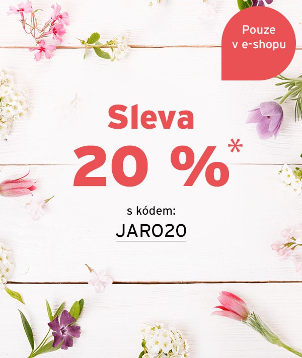  Pouze v e-shopu jarn&iacute; sleva 20% na kolekce*