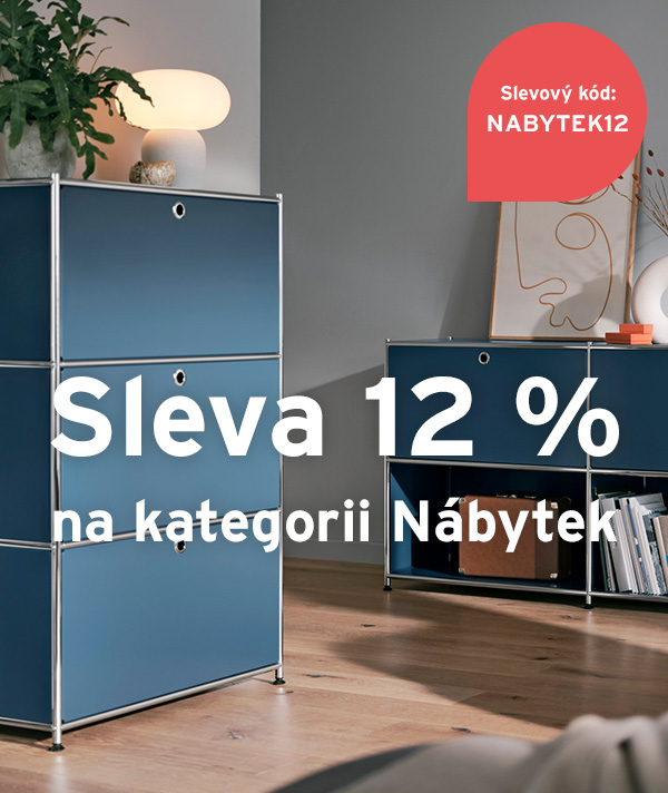 Sleva 12% na kategorii Nábytek