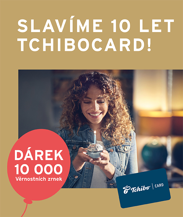 TchiboCard slaví 10 let! Získejte dárek 10 000 Věrnostních zrnek