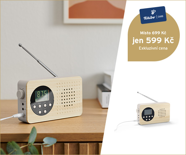 TchiboCard cena: m&iacute;sto 699 Kč jen 599 Kč