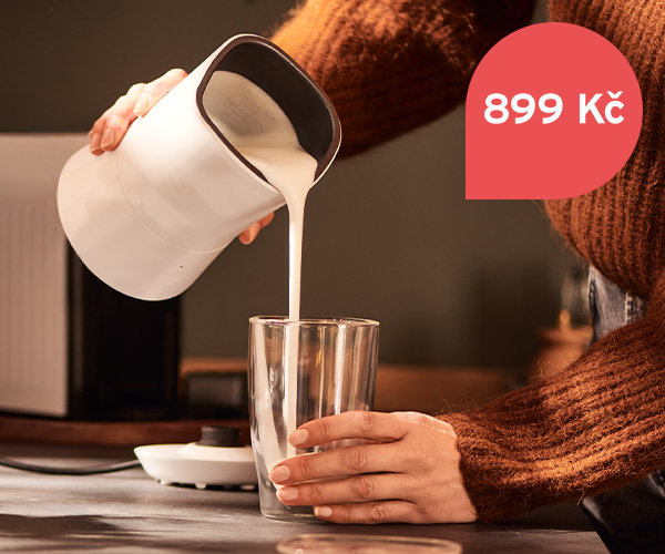 Elektrický napěňovač mléka za 899 Kč