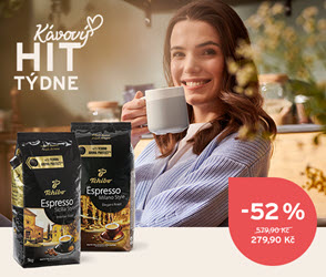 Kávový HIT týdne - Tchibo Espresso se slevou 52 %