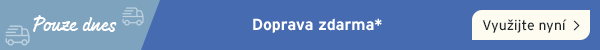 Jen dnes doprava ZDARMA*