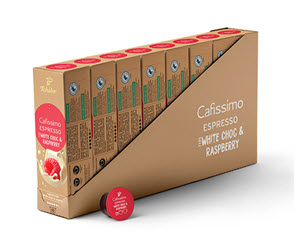 Cafissimo Flavoured Espresso – White Choc & Raspberry