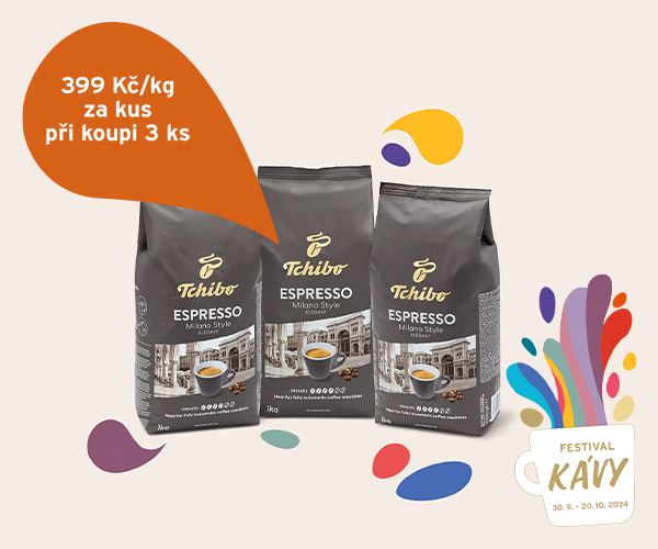 Tchibo kávové sety za 399 Kč