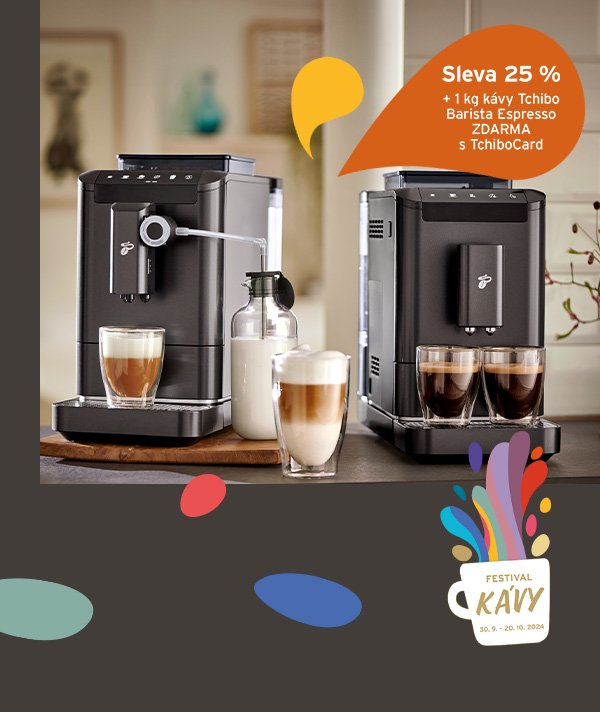 Festival kávy - kávovary Esperto s 25% slevou!