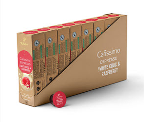 Cafissimo Flavoured Espresso – White Choc & Raspberry