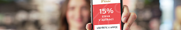 15% sleva v aplikaci
