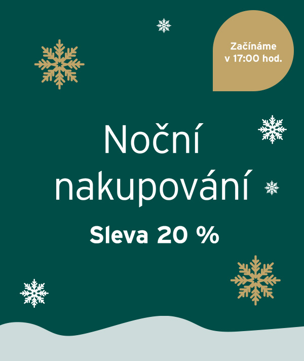Noční nákupy - sleva 20 %
