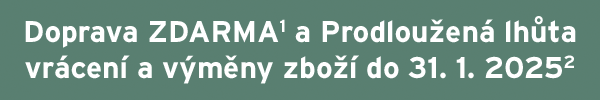 Doprava zdarma a prodloužená doba vrácení