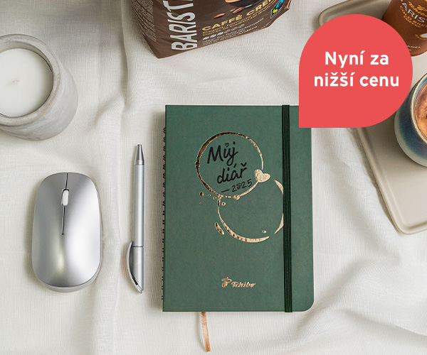 Tchibo diář za zvýdněnou cenu