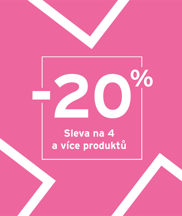 Sleva 20 % při koupi 4 a více kusů