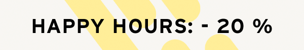 Happy Hours - sleva 20 %