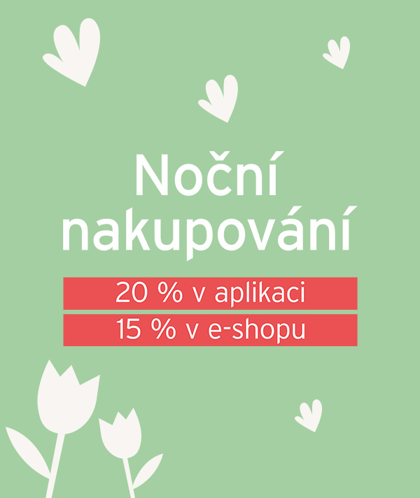 Noční nákupy - sleva 20 %