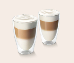 Sklenice na latte macchiato, 2 ks