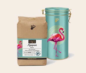 Raritní káva č. 2 »Ngapani« vč. dózy na kávu – 500 g celá kávová zrna